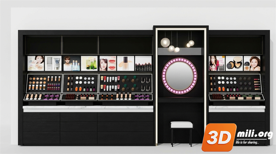 Cosmetic Store Skp Files 